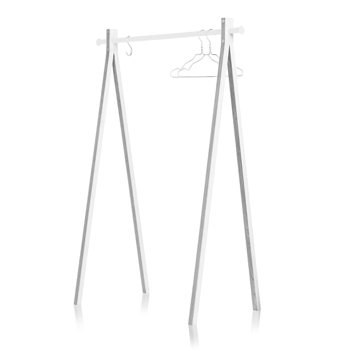 Nomess - Dress-Up Garderobenständer, weiß / weiß, 120cm