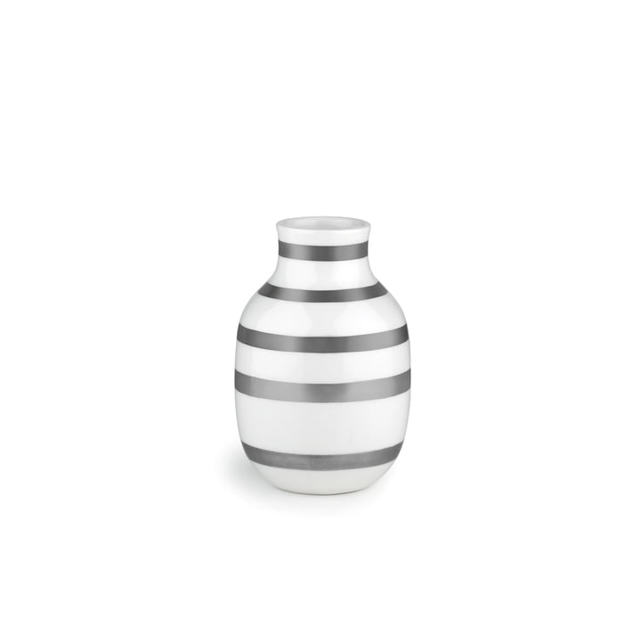 Omaggio Vase H 125 von Kähler Design in Silber