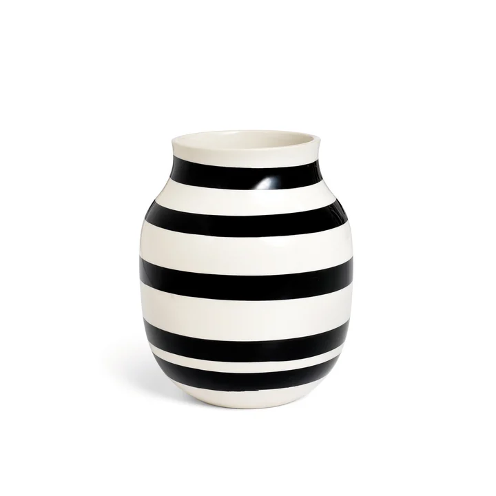 Omaggio Vase H 200 von Kähler Design in Schwarz