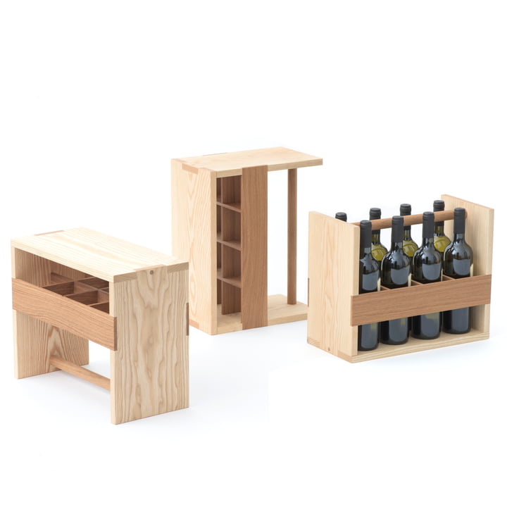 Auerberg - Bottle-Box, Esche / Eiche