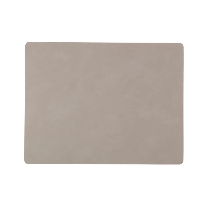 Tischset Square L 35 x 45 cm von Lind DNA in Nupo Hellgrau
