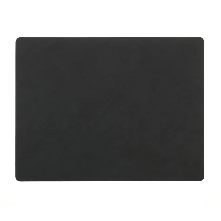 Tischset Square L 35 x 45 cm von Lind DNA in Nupo schwarz