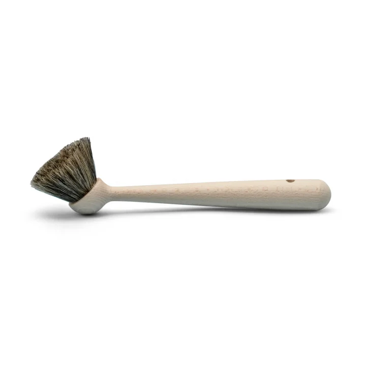 Spülbürste mit Naturborsten und Holzgriff
