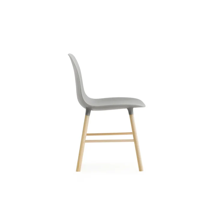 Form Chair Miniatur von Normann Copenhagen aus Eiche in Grau
