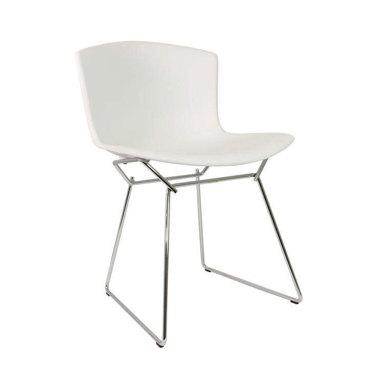 Knoll - Bertoia Kunststoff-Stuhl in Weiß
