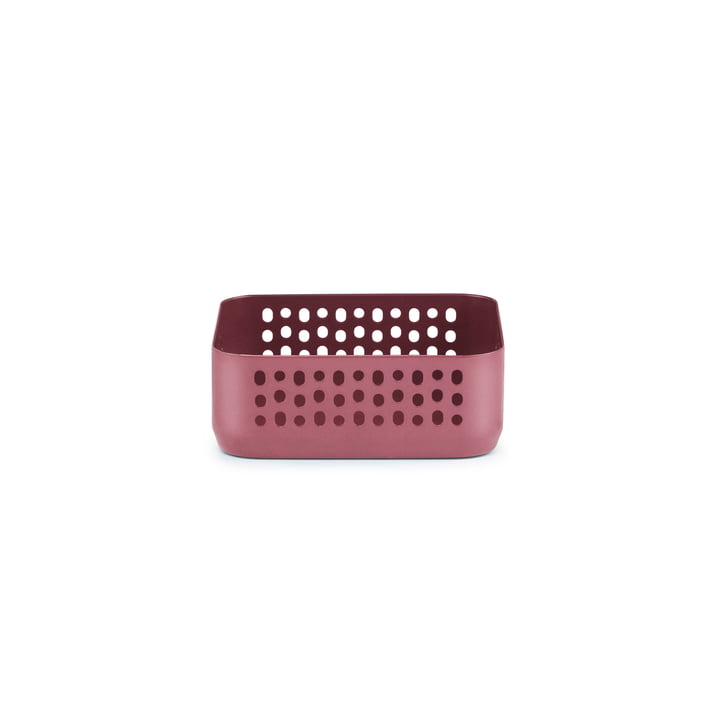 Nic Nac Organizer 10,5 x 10,5 x h4 von Normann Copenhagen in Dunkelrot