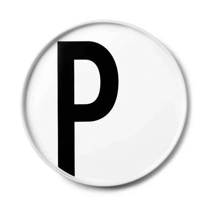 Der  AJ Porzellan Teller P von Design Letters -