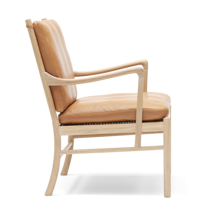 OW149 Colonial Chair von Carl Hansen aus Eiche geölt und Leder