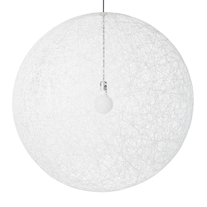 Random Light LED Pendelleuchte, large, weiß von Moooi 