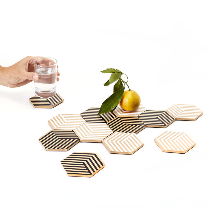 Table Tiles Optic Untersetzer von Areaware