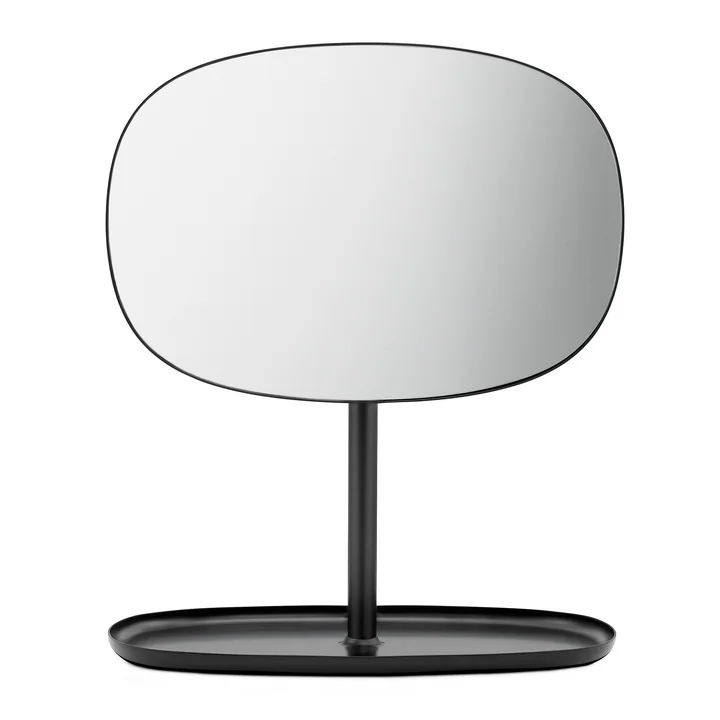 Flip Spiegel von Normann Copenhagen in Schwarz