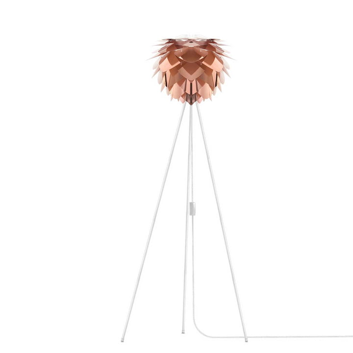 Umage - Silvia Mini, Kupfer mit Tripod als Stehleuchte