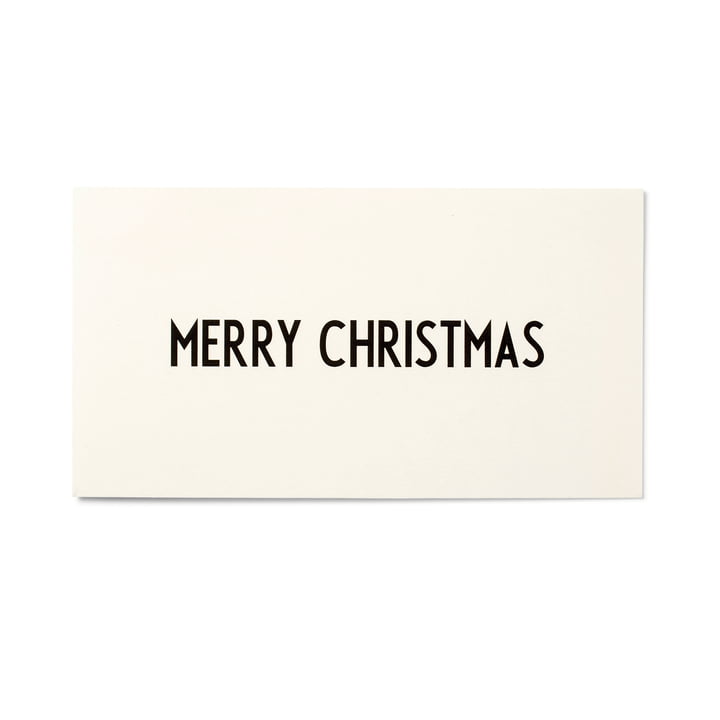 Design Letters - AJ Grußkarte, Merry Christmas