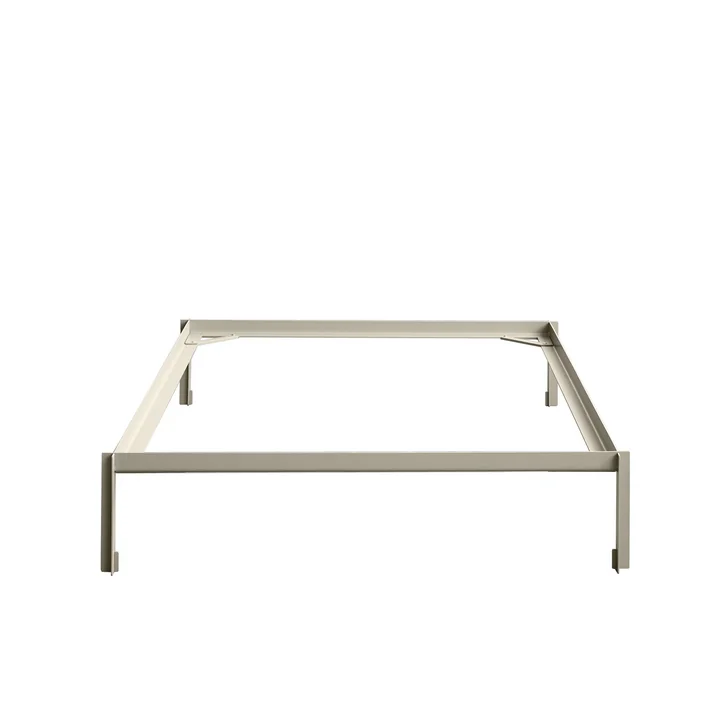 Conncect Bett 140 cm von HAY in Grau