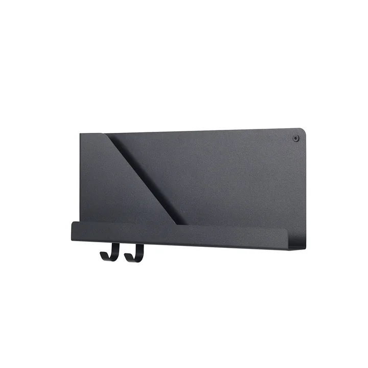 Small Folded Shelve 51 x 22 cm von Muuto in Schwarz