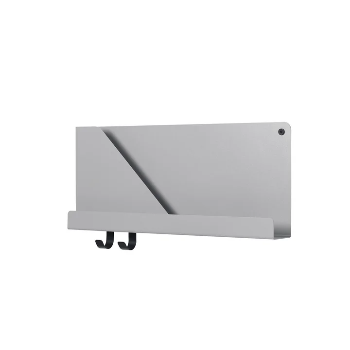 Small Folded Shelve 51 x 22 cm von Muuto in Grau