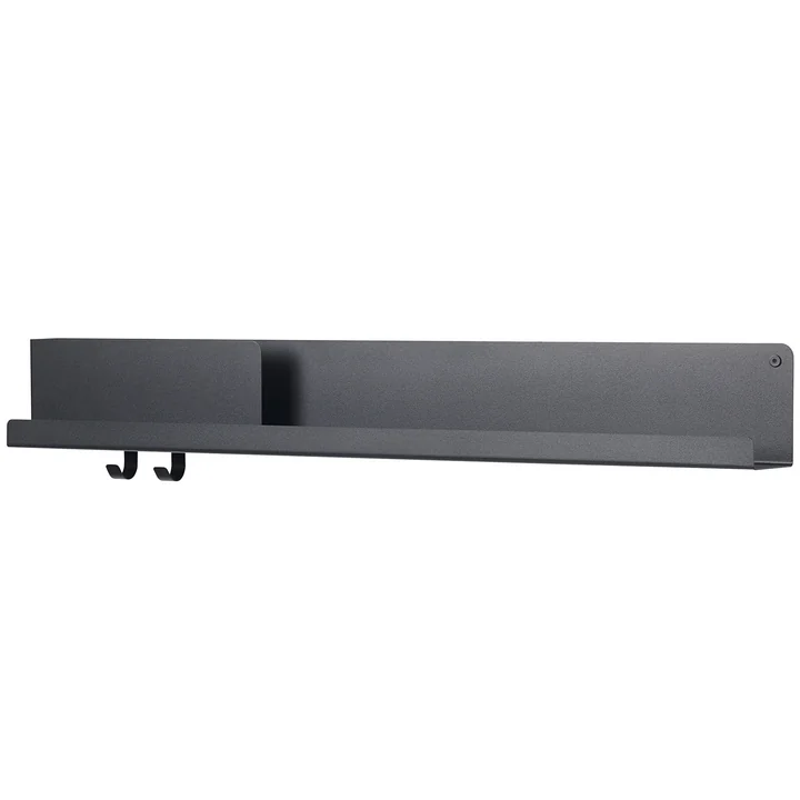 Large Folded Shelve 96 x 13 cm von Muuto in Schwarz