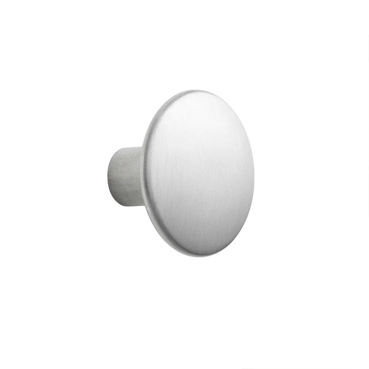Wandhaken "The Dots Metal" Single Small von Muuto aus Aluminium