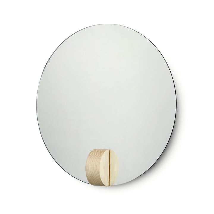 Fullmoon Mirror Ø 40 cm von Skagerak aus Eschenholz