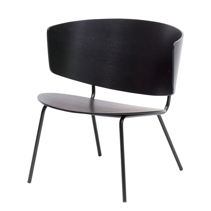 Herman Lounge Chair von ferm Living in Schwarz