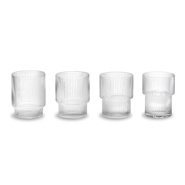 Ripple Gläser (4er-Set) von ferm Living