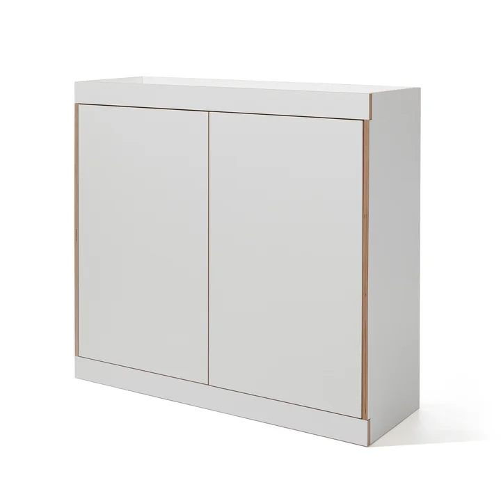 Flai Kommode mit Türen von Müller Small Living in Weiß