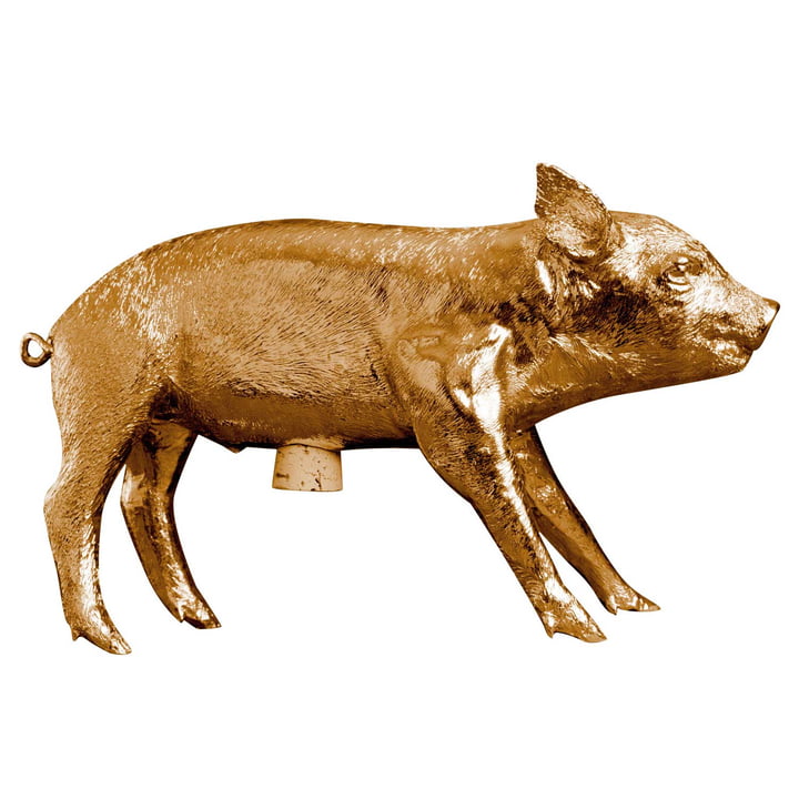 Das Pig Bank Sparschwein von Areaware, gold