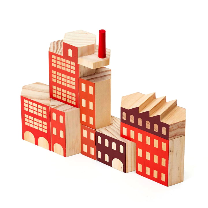 Blockitecture Spielzeug Holz-Architektur Factory von Areaware