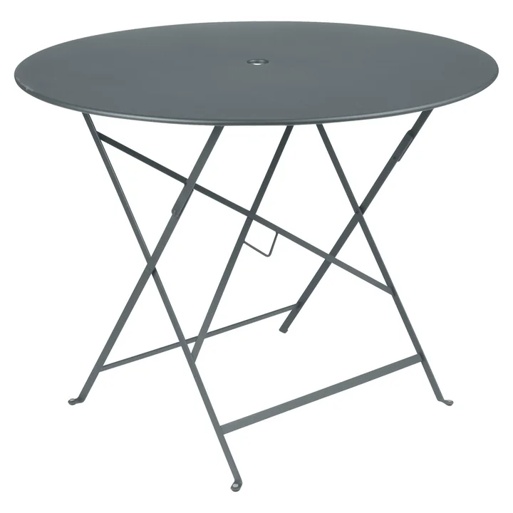 Bistro Klapptisch Ø 96 cm von Fermob in Gewittergrau