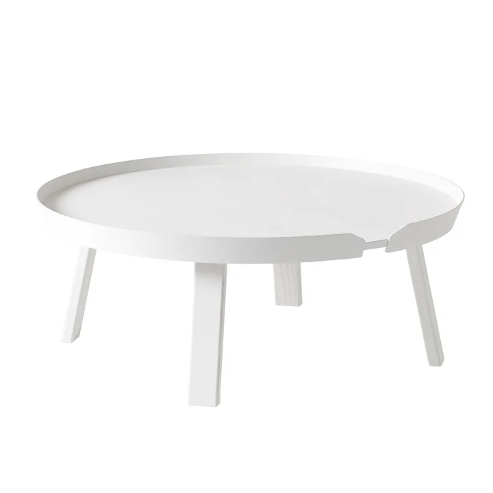 Around Couchtisch Ø 95 cm von Muuto in Weiß