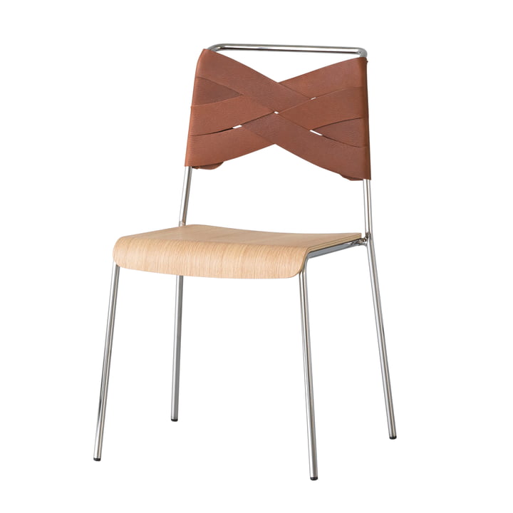 Torso Chair von Design House Stockholm in Eiche / Cognac