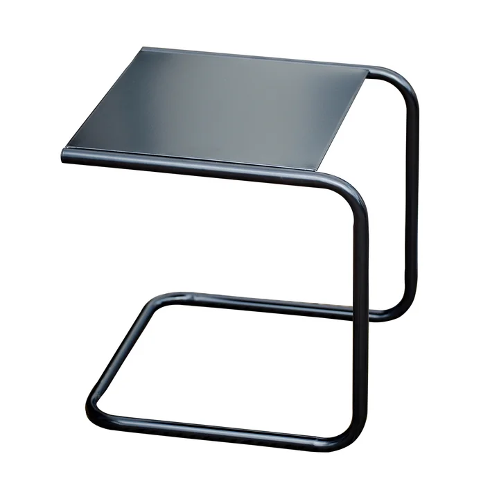Fiam - Club Beistelltisch, Aluminium schwarz / schwarz