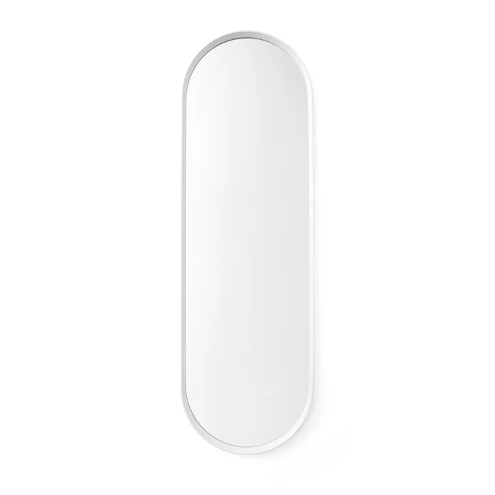 Norm Oval Wandspiegel von Audo in Weiß