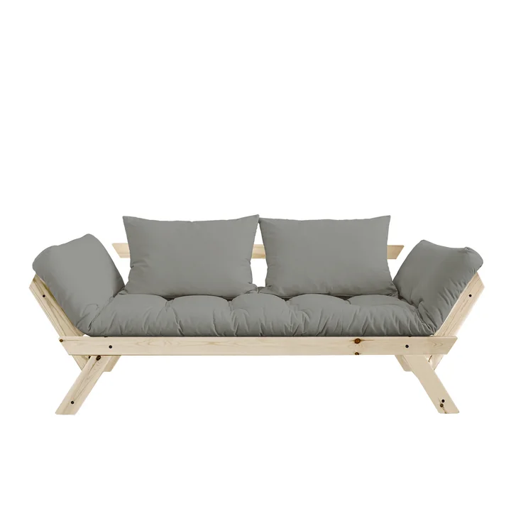 Bebop Sofa von Karup in Kiefer natur / Grau - 746