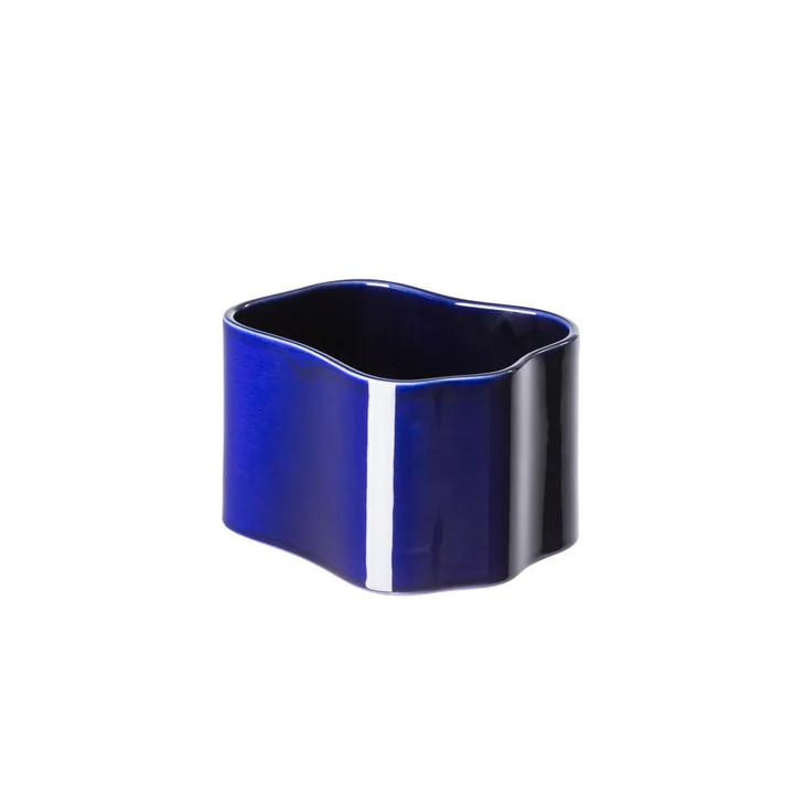 Riihitie Übertopf (Form B) in klein von Artek in Blau