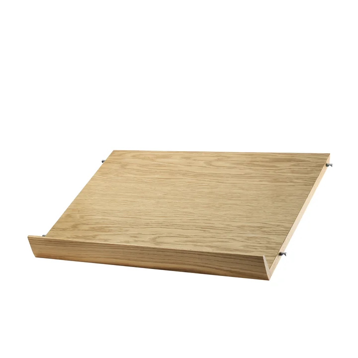 Magazin-Ablage 58 x 30 cm von String in Eiche