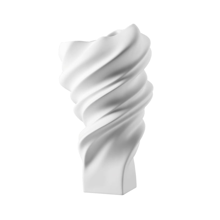 Squall Vase H 32 cm von Rosenthal in Weiß matt