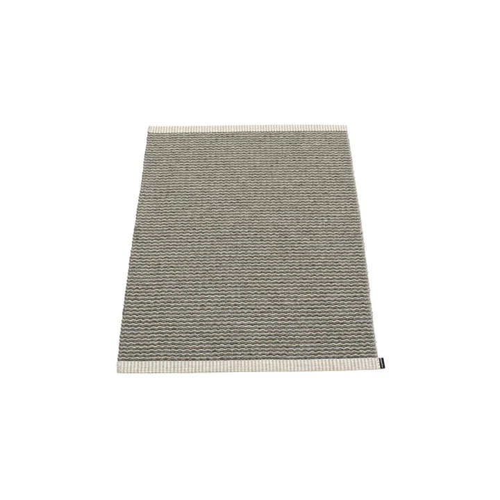 Mono Teppich, 60 x 85 cm von Pappelina in Charcoal / Warm Grey
