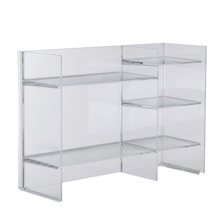 Kartell - Sound-Rack Regal, glasklar