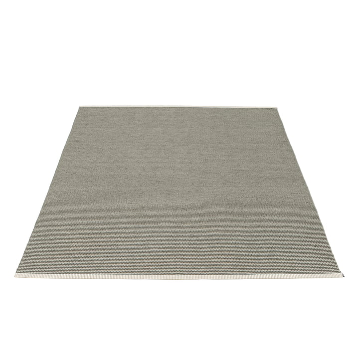 Mono Teppich 180 x 220 cm von Pappelina in Charcoal / Warm Grey