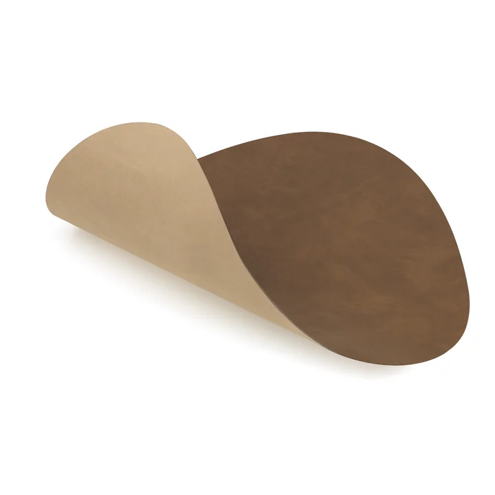 Tischset L Double von Lind DNA in Cloud braun / Nupo sand