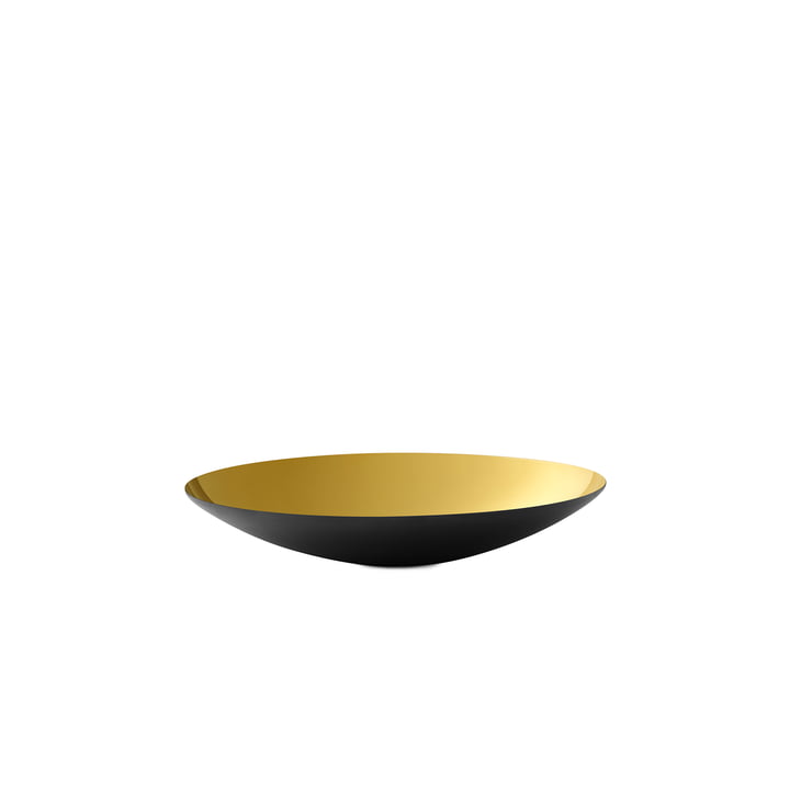 Krenit Schale flach 2,8 x Ø 16 cm von Normann Copenhagen in Gold