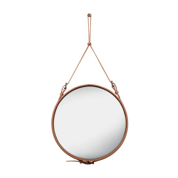 Adnet Spiegel Ø 58 cm von Gubi in Braun