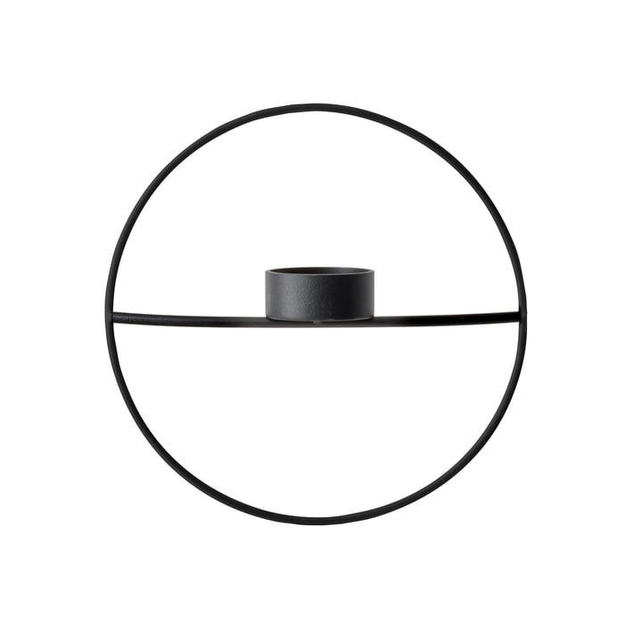 Der Menu - Pov Circle Teelichthalter, S in schwarz