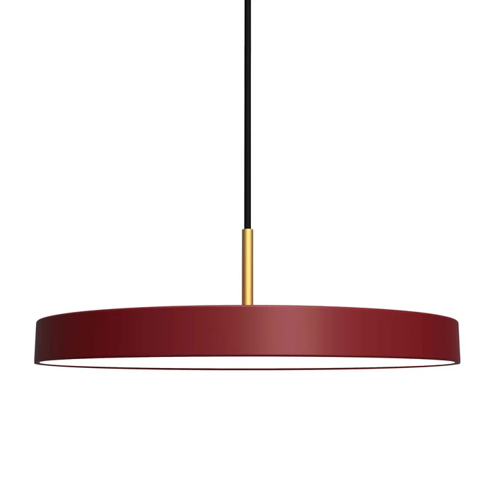 Asteria Pendelleuchte LED von Umage in ruby red