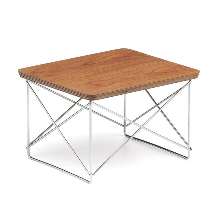 Vitra - Eames Occasional Table LTR, Amerikanischer Kirschbaum / Chrom