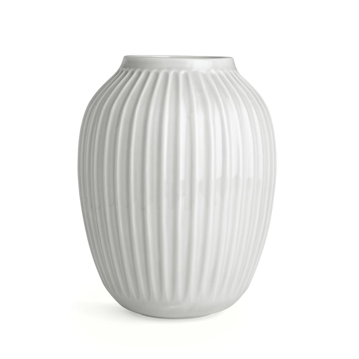 Hammershøi Vase H 25 cm von Kähler Design in Weiß
