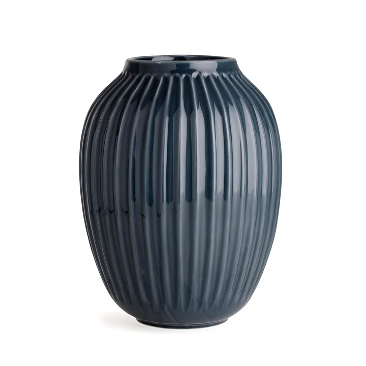 Hammershøi Vase H 25 cm von Kähler Design in Anthrazit