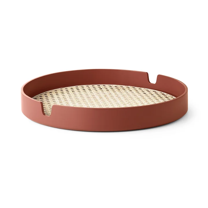 Das Normann Copenhagen - Salon Tablett Ø 35 cm in rostrot