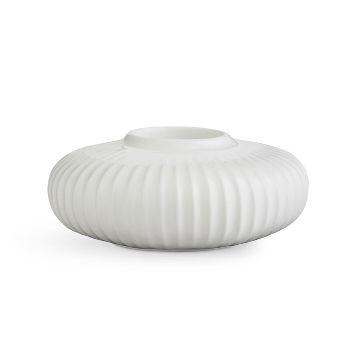 Hammershøi Teelichthalter H 5 cm von Kähler Design in Weiß